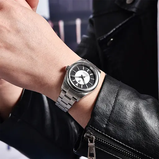 Наручний годинник чоловічий PD-1764 Silver-Black Pagani Design acs0031196 - фото 3