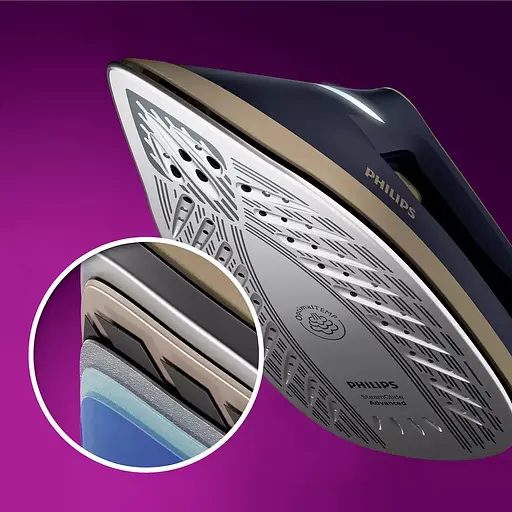 Утюг-парогенератор Philips PerfectCare 6000 Series 2400 Вт сине-золотой (PSG6066/20) - фото 21