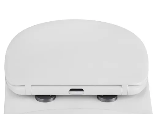 Унитаз подвесной безободковый Kroner KRP-A534UF Rimless 410х355х555 мм, сиденье Slim Duroplast/Soft-close/Quick relase (CV031644) - фото 6