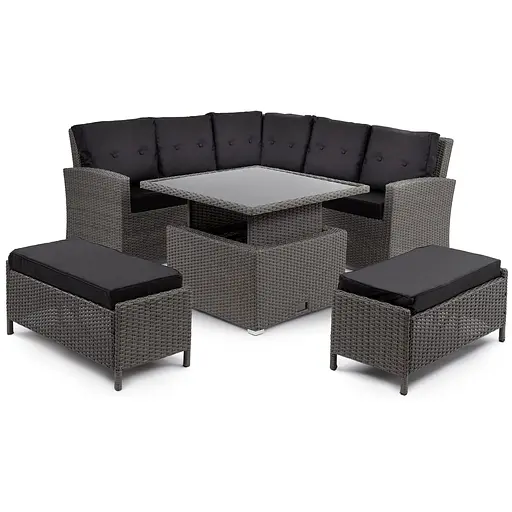 Садовая мебель Di Volio Festa графитовая/серая - фото 2