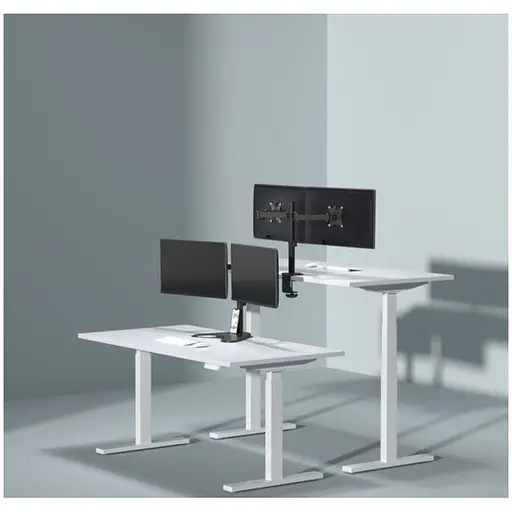 Кронштейн настільний OfficePro OPMA-102 для двох моніторів 17-32 дюйми Black - фото 16
