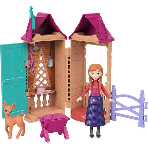 Набор-сюрприз с мини-куклой Disney Frozen Эрендельский городок из мультфильма Ледяное сердце (JFG24) - фото 7