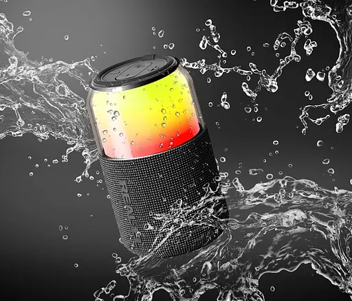 Портативна колонка Real-El RX705 5W Bluetooth TWS, RGB, Black - фото 8