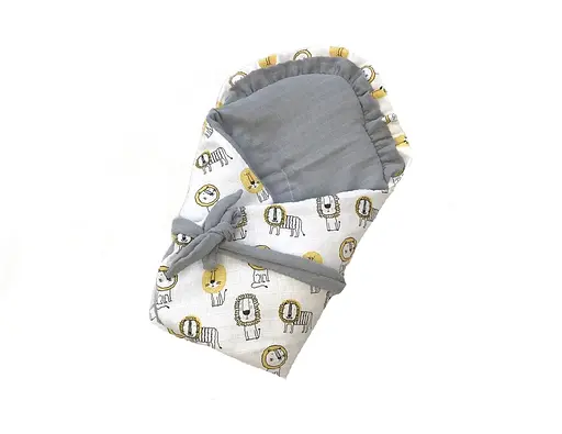 Мусліновий плед-конверт Moontime "Тигрики" - фото 1