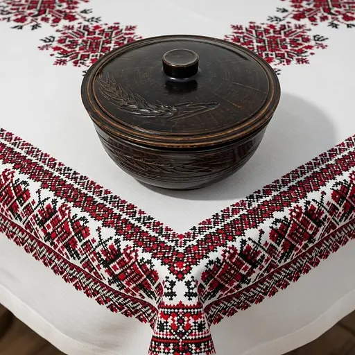 Супник с крышкой из красной глины 1.8 л Колосок молоченная керамика Украинская глиняная посуда - фото 7