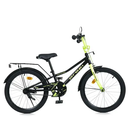 Велосипед дитячий MB 20015-1 колеса 20 дюймів, чорно-зелений - фото 2
