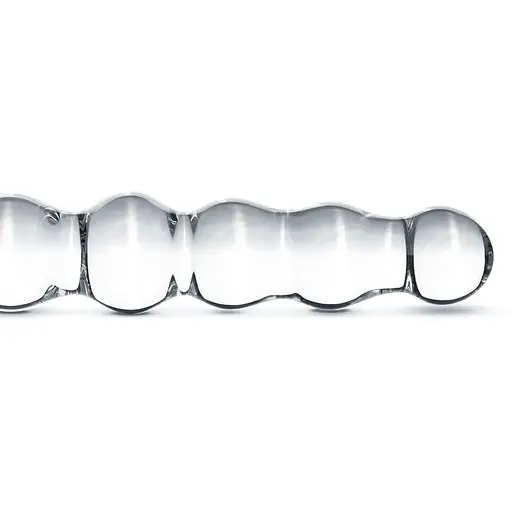 Скляний дилдо у вигляді намистин Gildo Glass Dildo No. 19 - фото 3