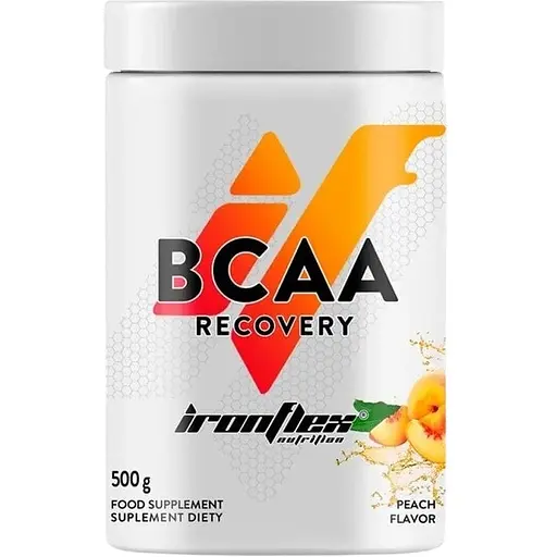 Аминокислота BCAA IronFlex BCAA Recovery 500 г Персик - фото 1