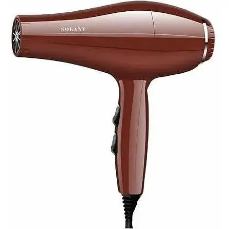 Фен для сушіння волосся Sokany SK-14012 2 швидкості 3 режими температури Червоний 2200 Вт - фото 1