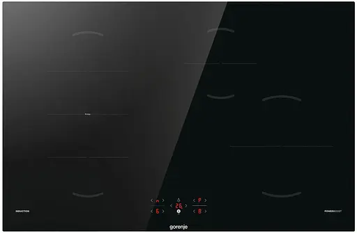 Варочная поверхность Gorenje индукционная 80 см PowerBoost TouchControl сочетание конфорок черный - фото 2