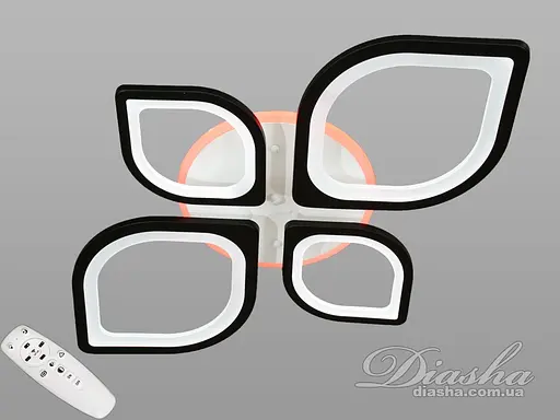 Стельова LED-люстра з диммером та підсвічуванням, 105W - фото 1