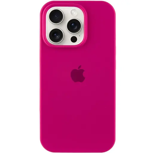 Чохол Epik Silicone Case Full Protective AA для Apple iPhone 16 Pro 6.3 Червоний/Rose Red - фото 1
