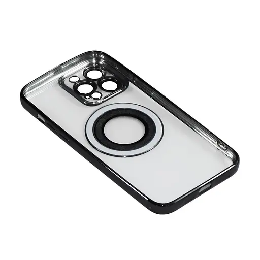 Магнитный чехол XON PhoneCase Magnetic для iPhone 13 Pro Max (PCMC1113400B 7928) Черный/Прозрачный - фото 2