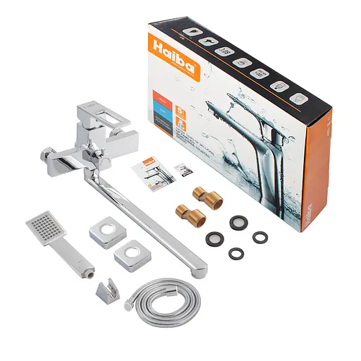 Змішувач для ванни Haiba Kant 006 Euro HB9602 Хром - фото 5