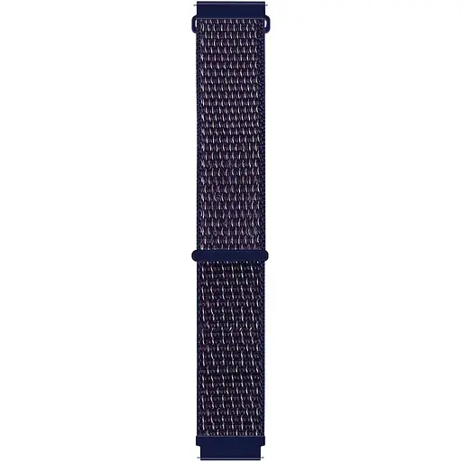Ремешок DK CDK для Garmin Forerunner 255 / 255 Music 22mm Nylon Sport Loop (012416) (indigo) - фото 2