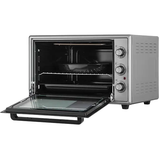 Піч електрична Ardesto 60 л, 2000 Вт, механіч., конвенція, подвійне скло, рожен, сірий - фото 6