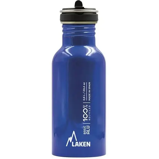 Бутылка для воды Laken Basic Alu Bottle 0.6 L Blue (1004-BAF60-A)
