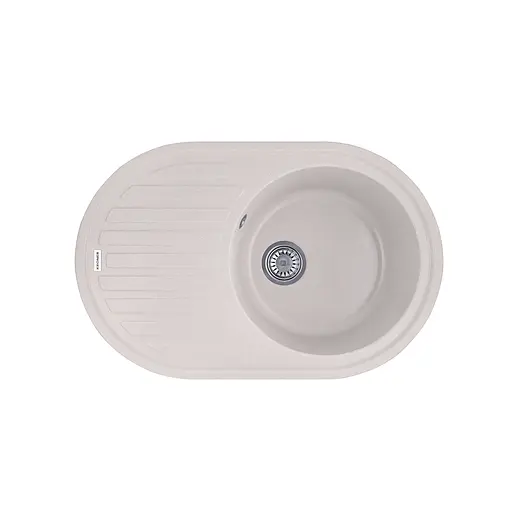 Кухонна мийка гранітна Kroner KRP Komposit COL-7750 CV027418, Береза - фото 1