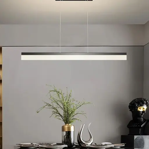 Лінійний LED світильник з акриловим розсіювачем у чорному корпусі 120 см | Line F | Арт. H42L-1200 BK - фото 1