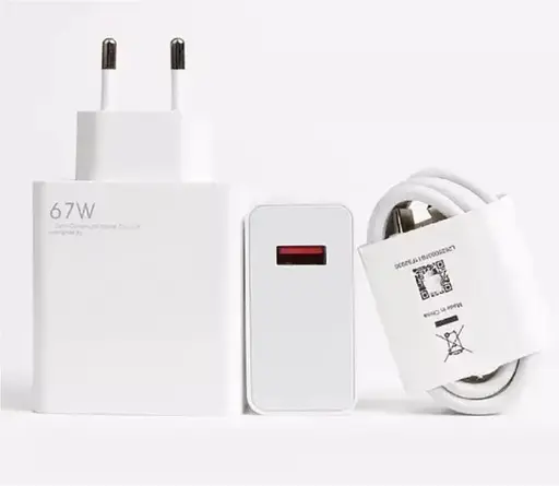 Зарядное устройство + кабель Charge 67W USB Power Adapter  - фото 3
