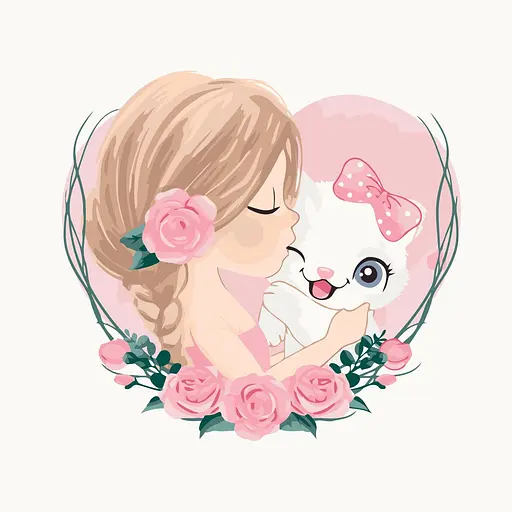 Картина по номерам Кошкина любовь Brushme 30х40 см разноцветная 000221310