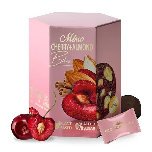 Конфета Misso Вишня и миндаль с корицей в шоколаде 180 г
