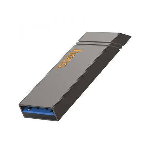 Флеш-накопитель USB Hoco UD13 Clever USB3.2 USB flash drive 256GB серый - фото 3