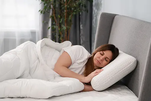 Подушка ортопедична Ardesto Sleepwell, 60х40х12см, білий (ART6040CLP) - фото 7