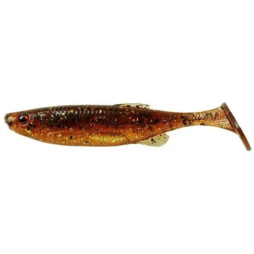 Силікон Savage Gear Fat Minnow T-Tail 130mm 20.0g 5 шт / уп Червоний/Помаранчевий (1013-1854.43.24)