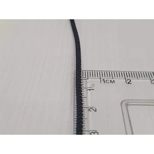 Ювелірний шовковий шнурок Favoritum з золотими вставками. 810054Ч 550, 55 - фото 4