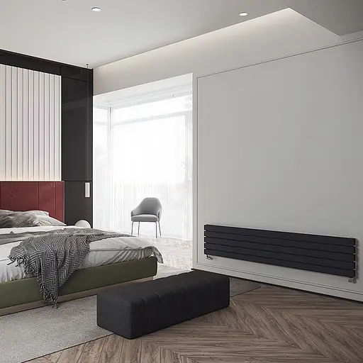 Радіатор дизайнерський Ideale Vittoria H 12 5/340/1800 антрацит, Антрацит - фото 4