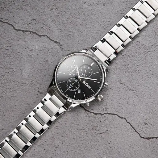 Чоловічий водостійкий наручний годинник Lee Cooper Plane (Сріблястий) - фото 8