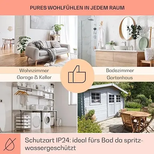 Инфракрасный обогреватель Klarstein Hot Spot Crystal (10032942) - фото 6