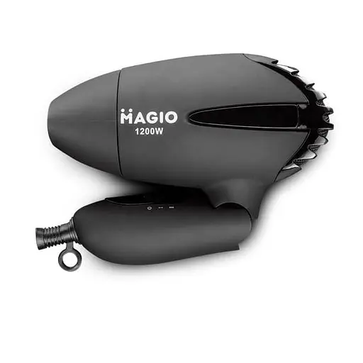 Потужний якісний складаний фен для сушки і укладання волосся Magio MG-164B для подорожей - фото 2