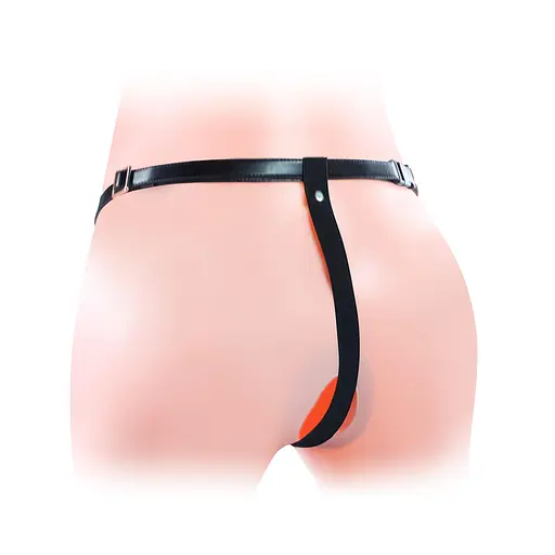 Страпон для двойного проникновения LoveToy Unisex Hollow Double Penetrator 18 см телесный - фото 4