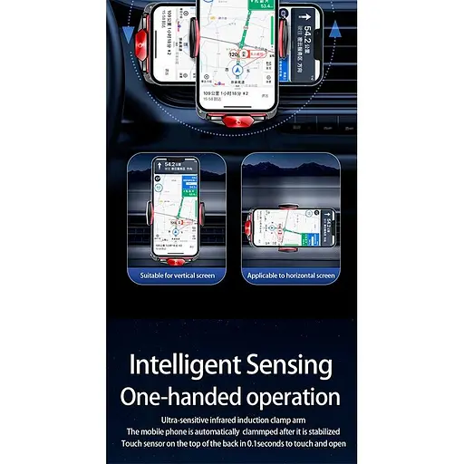 Держатель Auto open-close Transparent Wireless Charger XYJ A6 15W RGB - фото 2