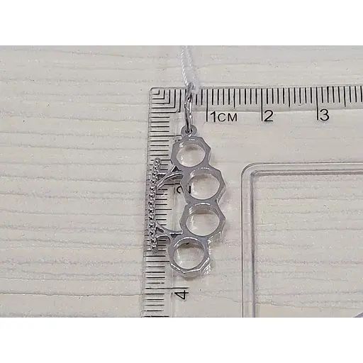 Срібна підвіска Vegas Кастет. 30060Р - фото 3