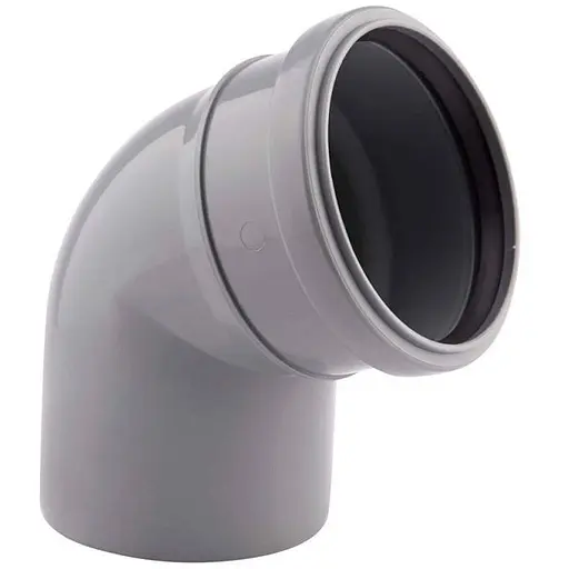 Колено PPR канализационное TA Sewage 50, 67° TASEBPP6750 - фото 1