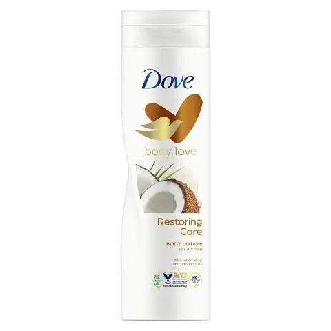 Лосьйон для тіла Dove з кокосовою олією і мигдальним молочком, 250 мл