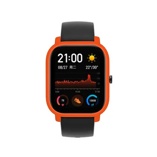 Защитный бампер Tamister для смарт-часов Amazfit GTS оранжевый - фото 4