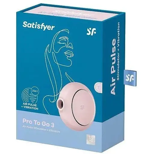 Вакуумный стимулятор Satisfyer Pro To Go 3 Рожевий - фото 7