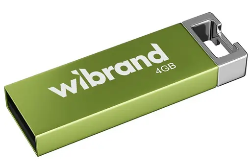 Flash Wibrand USB 2.0 Chameleon 4Gb Light green - фото 1
