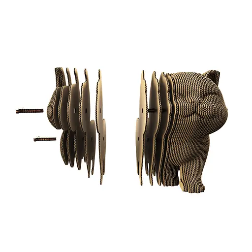 Три Кошеня (KITTENS TRIO) - Картонний 3Д пазл Cartonic - фото 8