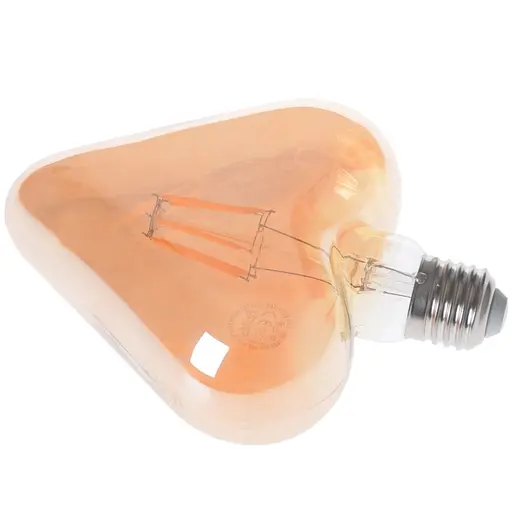 Лампа Brille світлодіодна LED 6W E27 COG WW L124 Amber 220 В - фото 4