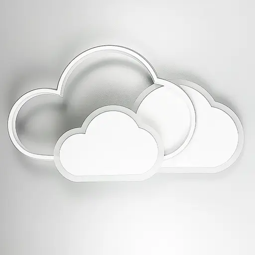 Світлодіодний світильник у вигляді 3-х білих хмаринок Line.F SC 8 WT - фото 4