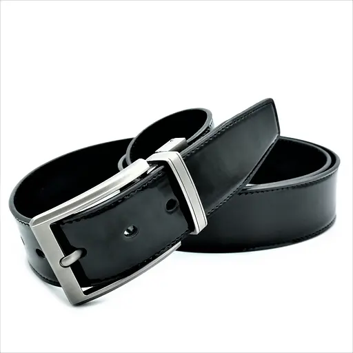 Ремінь шкіряний Weatro чоловічий двосторонній 110-125х4 см acs0013786 - фото 6