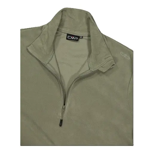 Флісова кофта CMP Men's Arctic Fleece Turtleneck Top Khaki XXL (1097-3G28037N-F876 54) - фото 5
