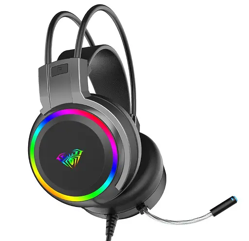 Наушники Aula S-608 Wired Gaming Headset Black - фото 3