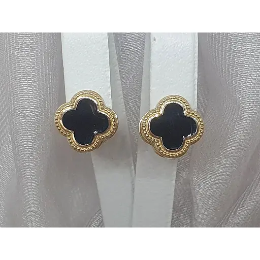 Золоті сережки Імперія золота Конюшина з емаллю. СБ929ЛИ - фото 7