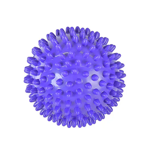 Мяч массажный RB2221 размер 9 см, 110 грамм Фиолетовый